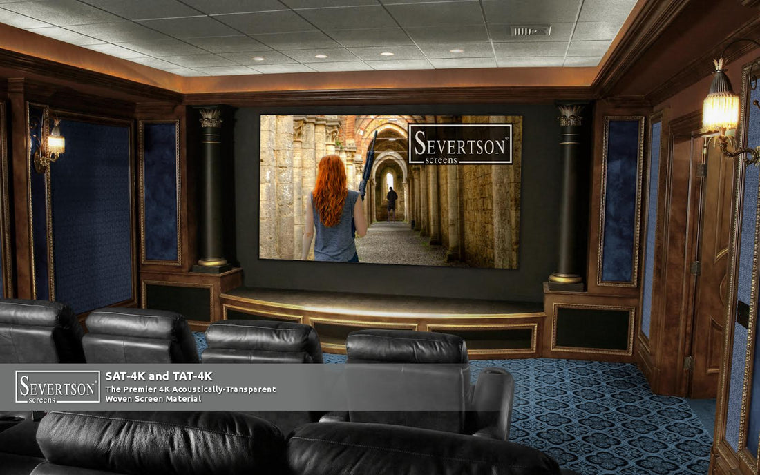 Severtson Promotes Popular 4K 3/8-Inch Thin Bezel & SAT-4K/TAT-4K Projection Screens at CEDIA Expo 2025