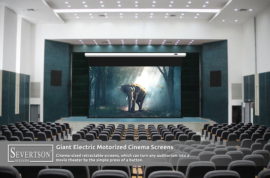 Severtson Features Giant Electric Motorized Cinema Screens During CinemaCon 2021