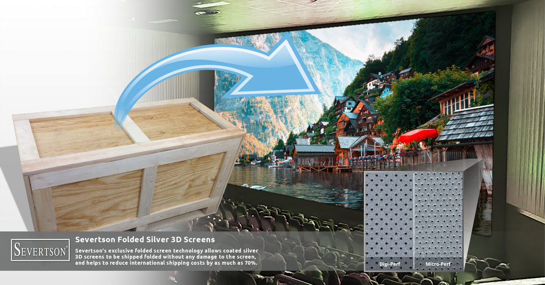 Severtson Exhibits Folded Cinema Projection Screens & NextGen Cinema Screens/Coatings During 2023 CineEurope
