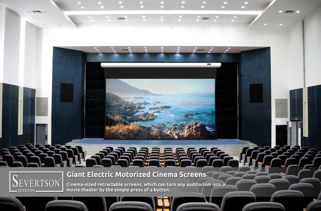 Severtson Showcases Giant Electric Motorized Cinema Screens During CinemaCon 2024