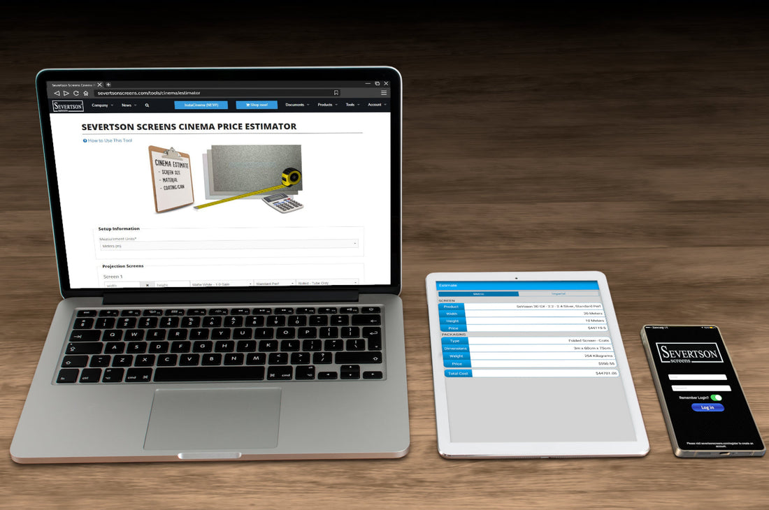 Severtson Showcases Cinema Screen “Price Estimator” at CinemaCon 2025