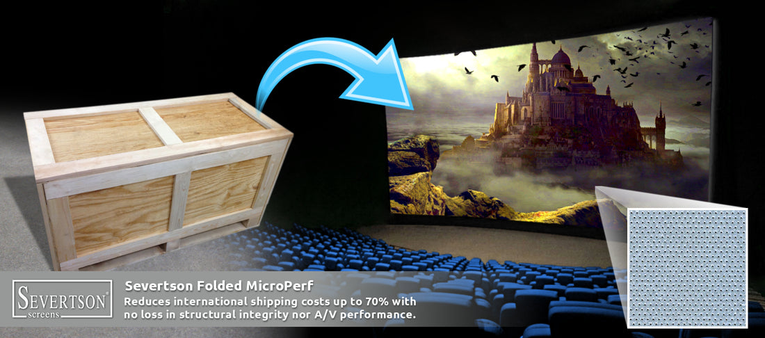 Severtson Exhibits Popular Options for Folded Cinema Projection Screens During ShowEast 2019