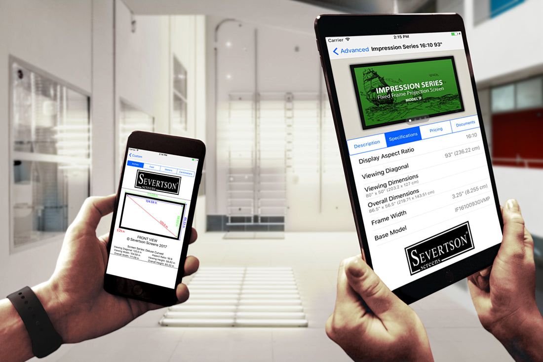 Severtson Screens Features New Home Theater App During CEDIA Expo 2018
