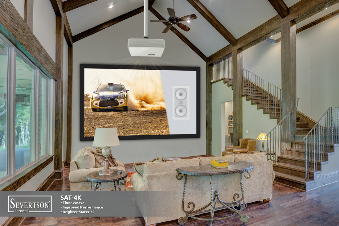 Severtson Screens showcases new SAT-4K acoustically transparent projection screens at 2017 CEDIA Expo