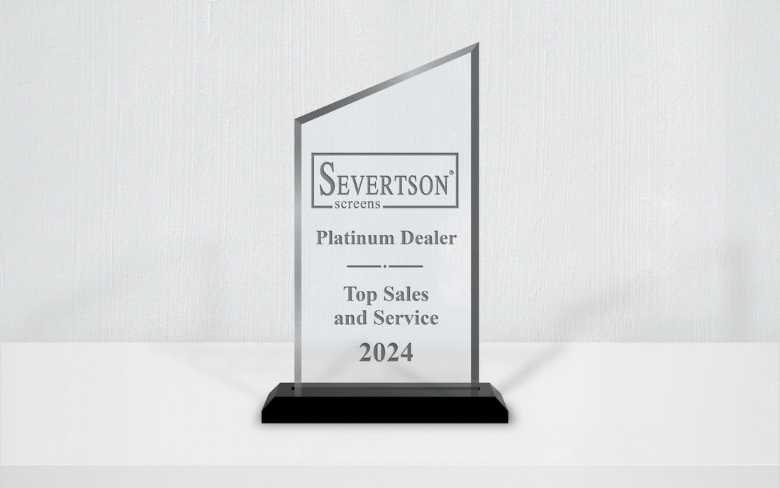 Severtson Screens Celebrates  2024 Platinum Dealer Award Winners