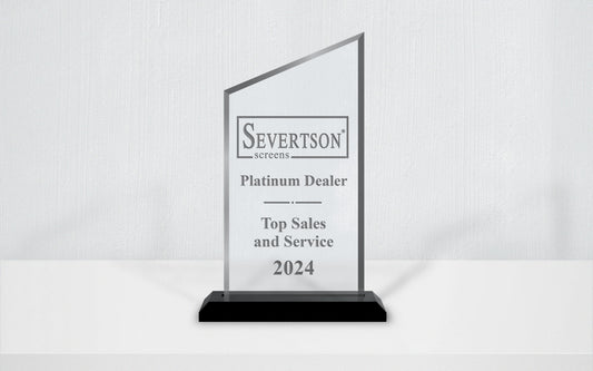 Severtson Screens Celebrates  2024 Platinum Dealer Award Winners