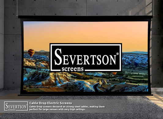 Severtson Screens Showcases Motorized Projection Screens During InfoComm 2024
