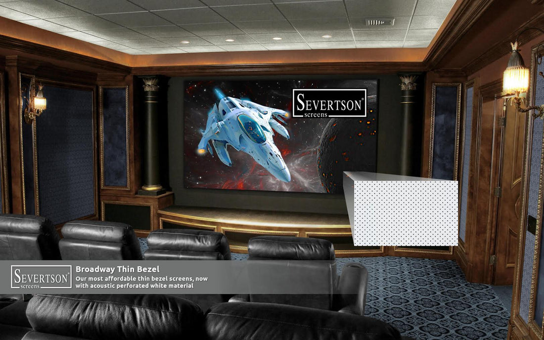 Severtson Promotes New Broadway Series Thin Bezel Fixed Frame Projection Screen Solutions at 2024 CEDIA Expo