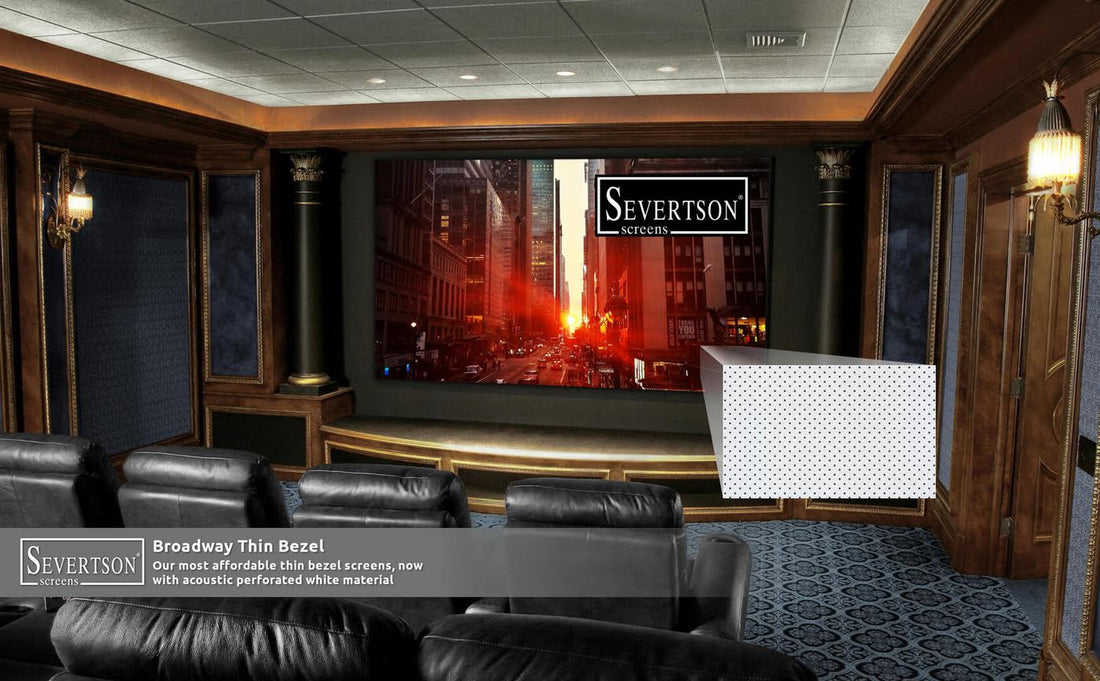 Severtson Promotes New Broadway Series Thin Bezel Fixed Frame Projection Screen Solutions During InfoComm 2026
