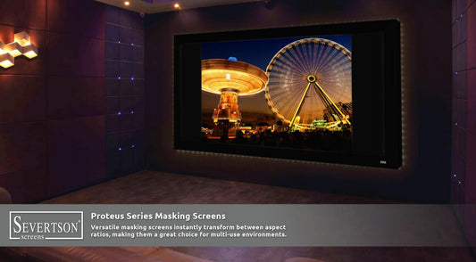 Severtson Promotes New Proteus Series Masking System Projection Screens During 2026 InfoComm