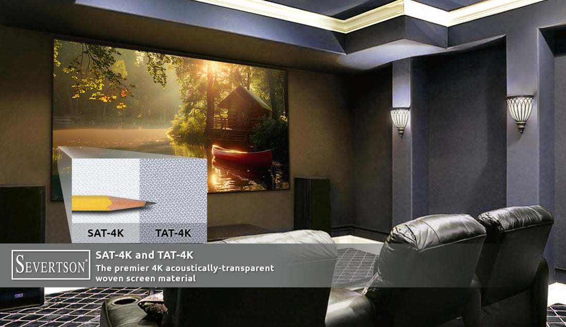 Severtson Promotes Popular 4K 3/8-Inch Thin Bezel &  SAT-4K/TAT-4K Projection Screens at CEDIA Expo 2026