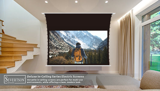 Severtson Features New Deluxe In-Ceiling Motorized Projection Screens During CEDIA Expo 2021