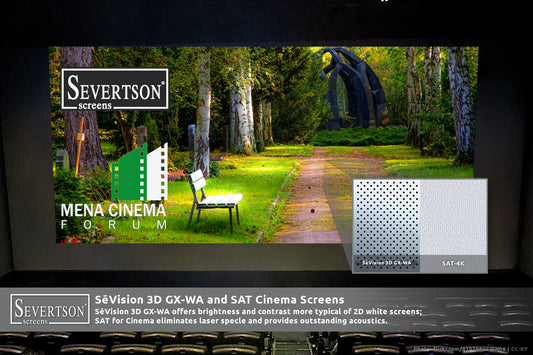Severtson Screens Named a Strategic Partner for Dubai MENA Cinema Forum 2021; Showcases Next Generation Screens & Coatings