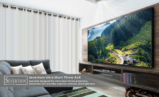 Severtson Screens Announces Ultra Short Throw ALR (UST) Projection Screens During CEDIA Expo 2021