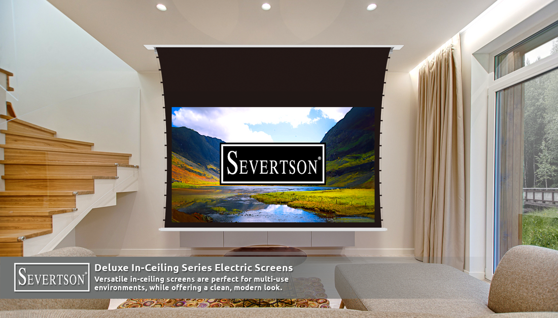 Severtson Features New Deluxe In-Ceiling Motorized Projection Screens During CEDIA Expo 2022