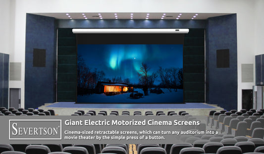 Severtson Showcases Giant Electric Motorized Cinema Screens During CinemaCon 2022