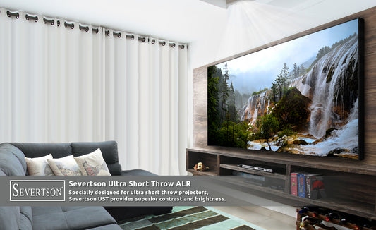 Severtson Screens Features New Ultra Short Throw ALR (UST) Projection Screens During InfoComm 2022