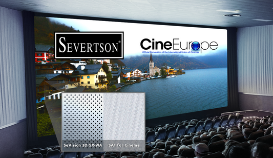 Severtson Screens Showcases Next Generation SAT-4K Cinema Screens & New Enhanced Cinema Screen Coating During CineEurope 2022