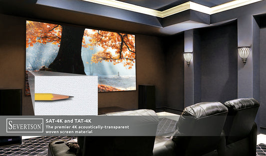 Severtson Promotes Popular 4K 3/8-Inch Thin Bezel & SAT-4K and TAT-4K Projection Screens at CEDIA Expo 2023