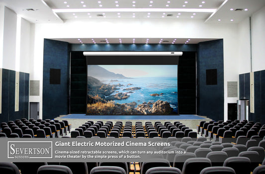 Severtson Showcases Giant Electric Motorized Cinema Screens During CinemaCon 2024