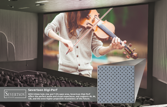 Severtson Screens Features Digi-Perf Options for Folded Cinema Projection Screens at 2019 CinemaCon