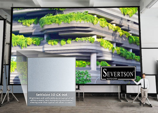 Severtson Showcases Updated Giant QuickFold Cinema Projection Screens During CinemaCon 2019