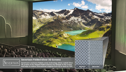 Severtson Exhibits Popular Options for Folded Cinema Projection Screens at 2020 CinemaCon