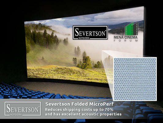Severtson Exhibits Popular Options for Folded Cinema Projection Screens During Dubai MENA Cinema Forum 2021