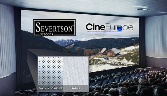 Severtson Screens Showcases Next Generation SAT-4K Cinema Screens & New Enhanced Cinema Screen Coating During CineEurope 2021