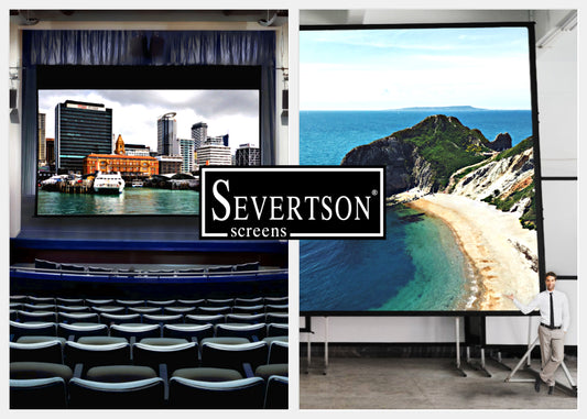 Severtson Features New Giant QuickFold & Giant Electric Motorized Cinema Screens During ExpoCine 2018
