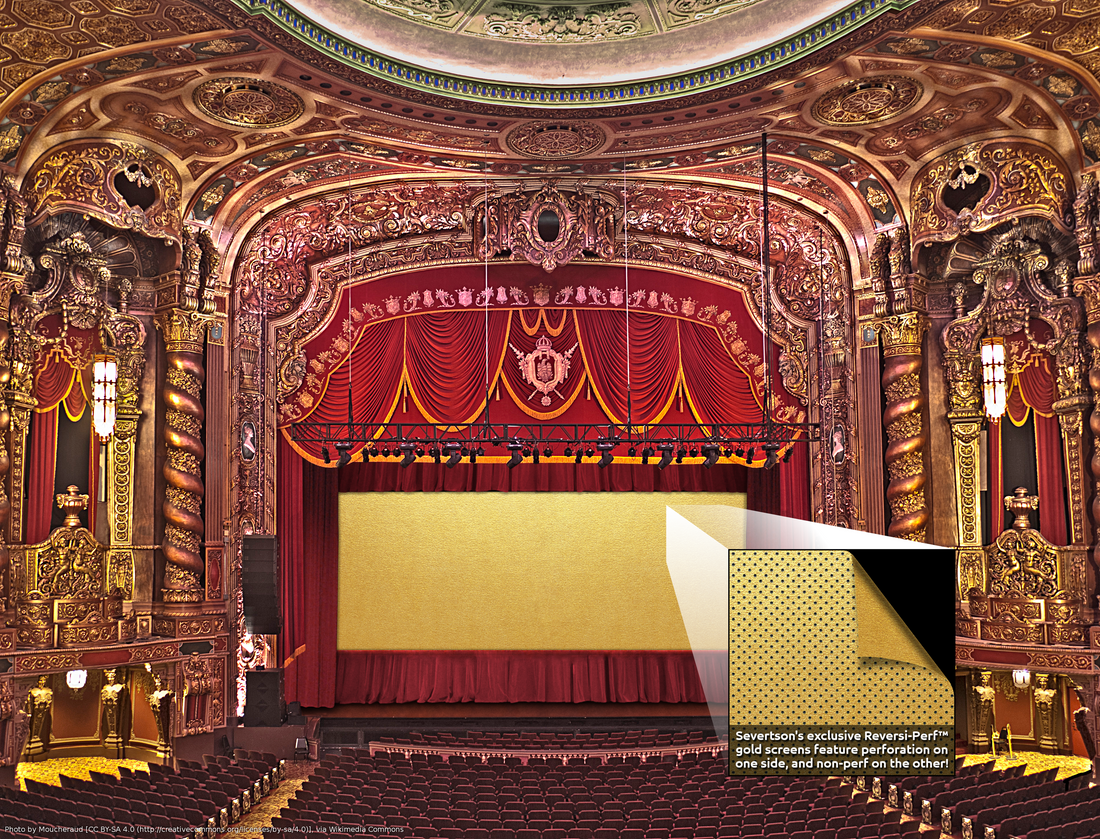 Severtson Corporation Announces New Designer Series Gold Coated Cinema Projection Screens