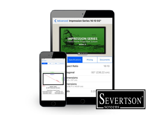 Severtson Screens Launches New Home Theater App