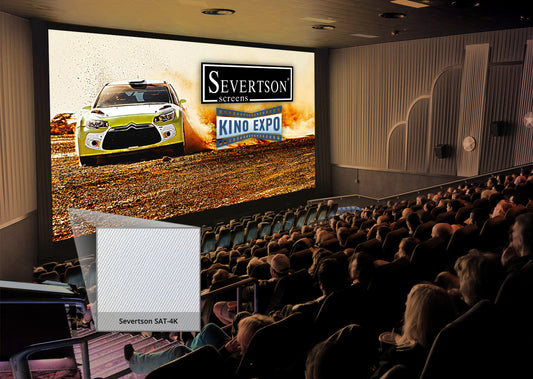 Severtson Features New Acclaimed SAT-4K Acoustically Transparent Projection Cinema Screens at 2016 Kino Expo 2016