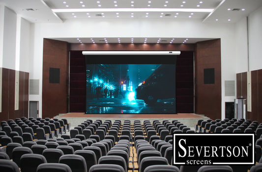 Severtson Features Giant Electric Motorized Cinema Screens During CinemaCon 2019