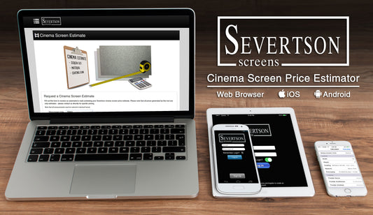 Severtson Screens’ New Smartphone Device App & Website “Price Estimator” Featured During Kino Expo 2015