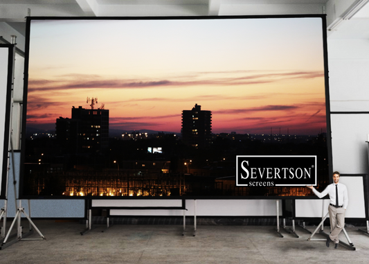 Severtson Showcases New Giant QuickFold Cinema-Sized Projection Screens During 2018 InfoComm