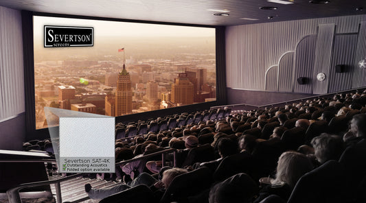 Severtson Screens Brings Next Generation Folded SAT-4K Acoustically Transparent Cinema Screen to CinemaCon 2018
