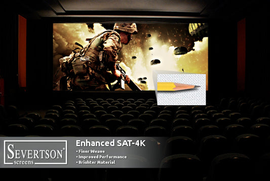Severtson Screens Launches Next Generation Folded SAT-4K Acoustically Transparent Cinema Screen