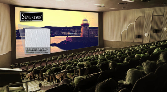 Severtson Screens Brings Next Generation Folded SAT-4K Acoustically Transparent Cinema Screen to ExpoCine 2018