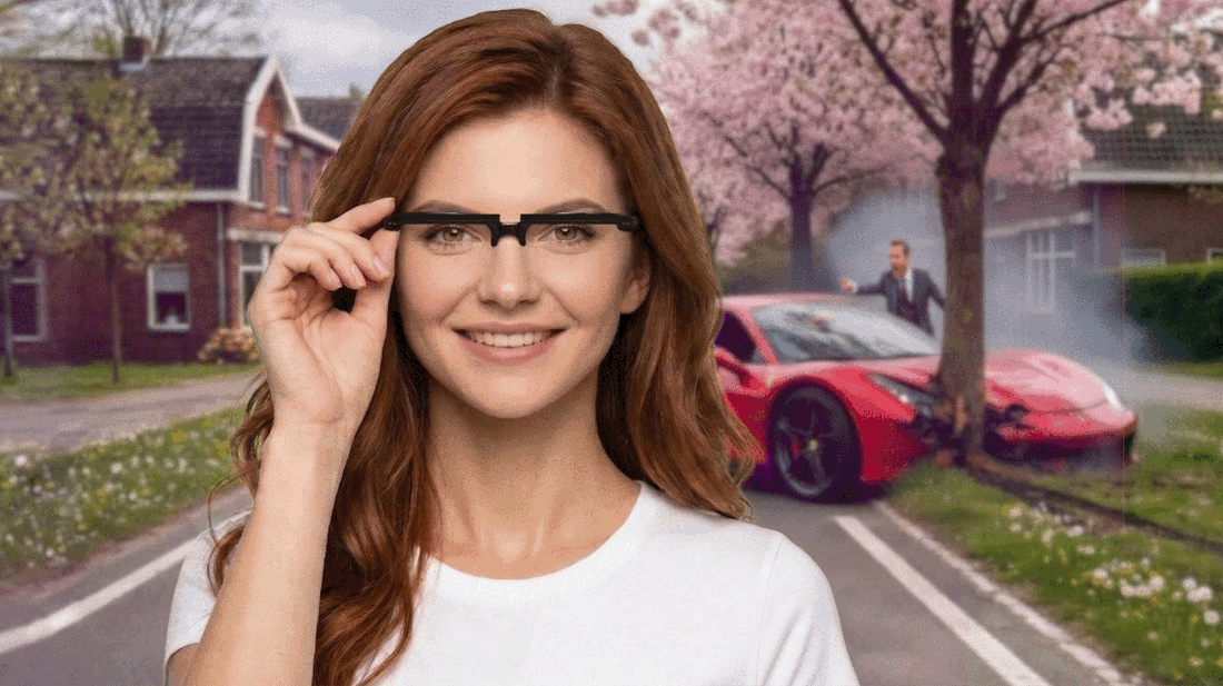Introducing VisionVanish Pro Glasses: Never Miss a Scene Again!