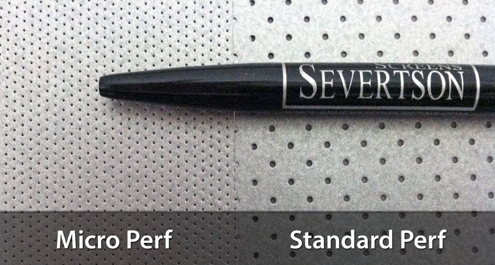 Microperf Geometry Severtson Screens Adds MicroPerf Option to Folded Cinema Screen Line f