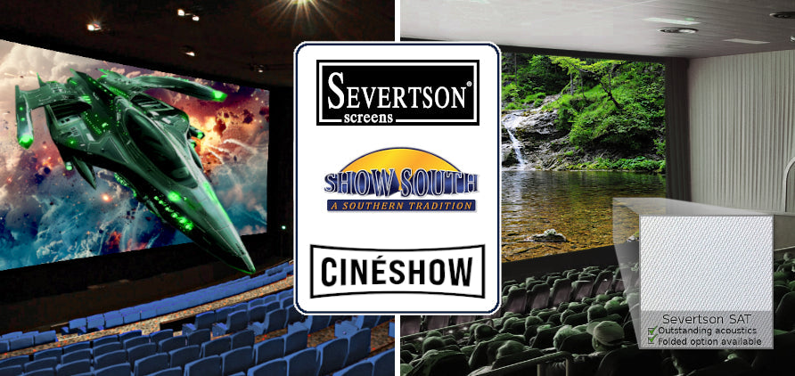 Severtson Exhibits Numerous NextGen Cinema Screens/Coatings During 2026 ShowSouth & CinéShow Expos