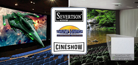 Severtson Exhibits Numerous NextGen Cinema Screens/Coatings During 2026 ShowSouth & CinéShow Expos