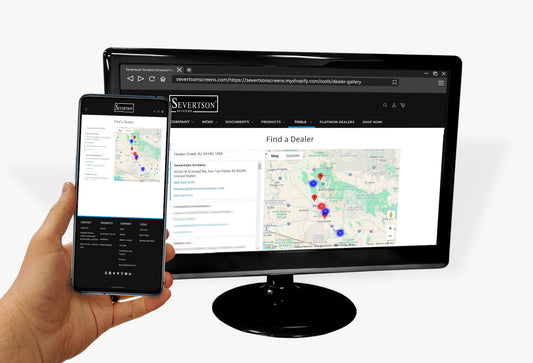 Severtson Screens Announces New Dealer Locator App