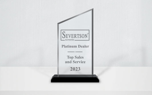 Severtson Screens Announces 2023 Platinum Dealer Award Winners