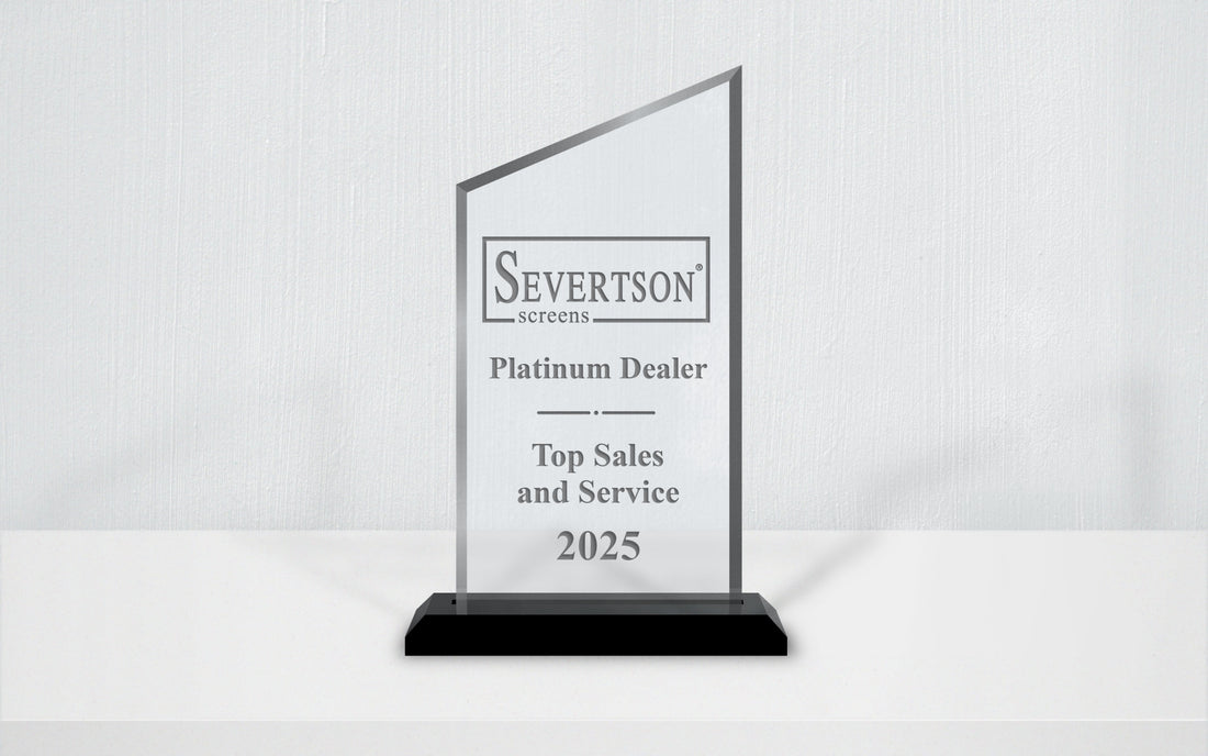 Severtson Screens Celebrates  2025 Platinum Dealer Award Winners