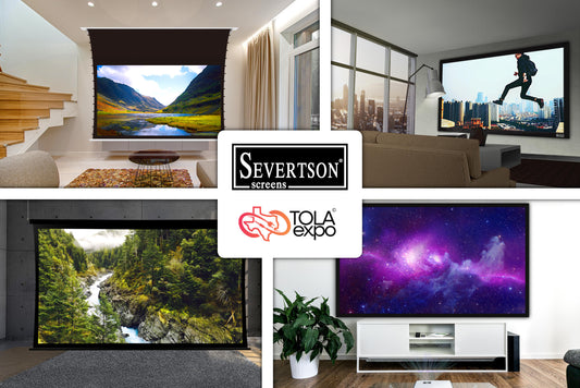 Severtson Showcases Popular Projection Screen Lines & Technologies at 2024 TOLA Expo