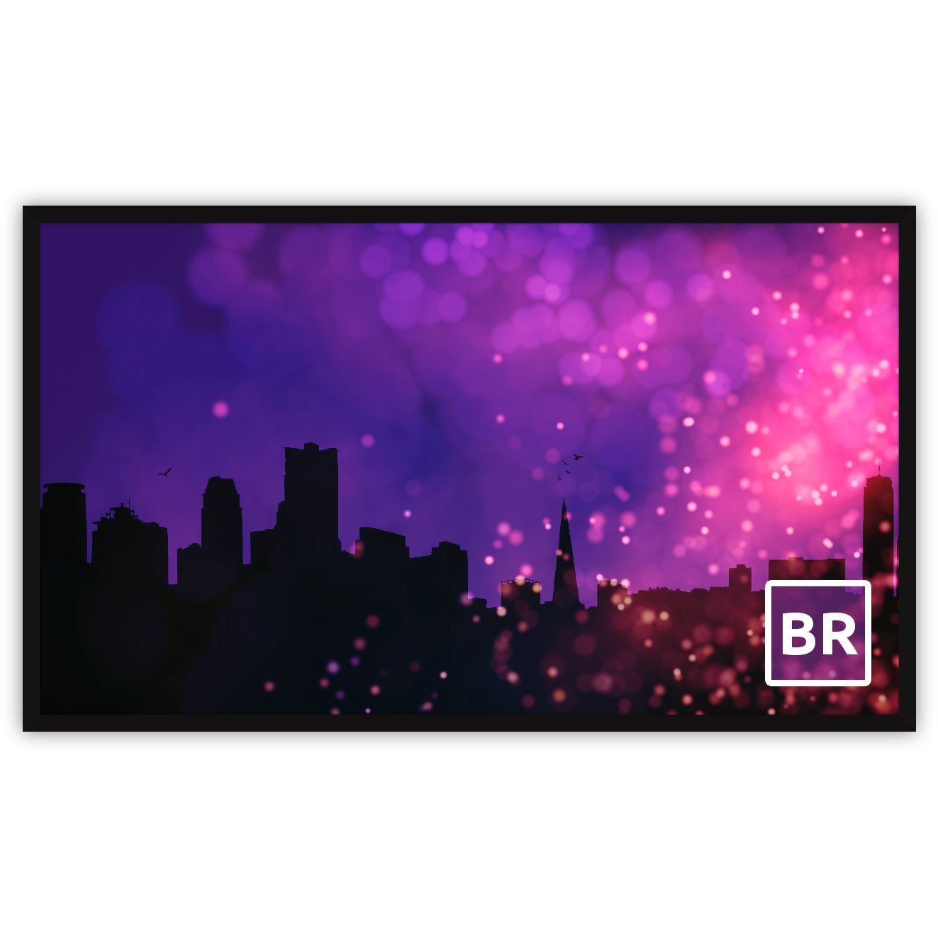Broadway Series Screens from Severtson Screens are a perfect low-budget option for home theaters, conference rooms, and other applications where a permanent projection screen is desired.